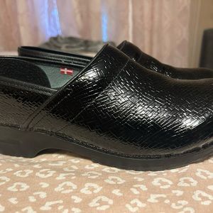 Black Sanita clog size 43